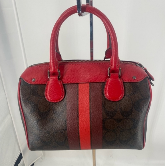 Coach Cherry Signature Small Satchel Bag  *RARE* - Picture 3 of 9